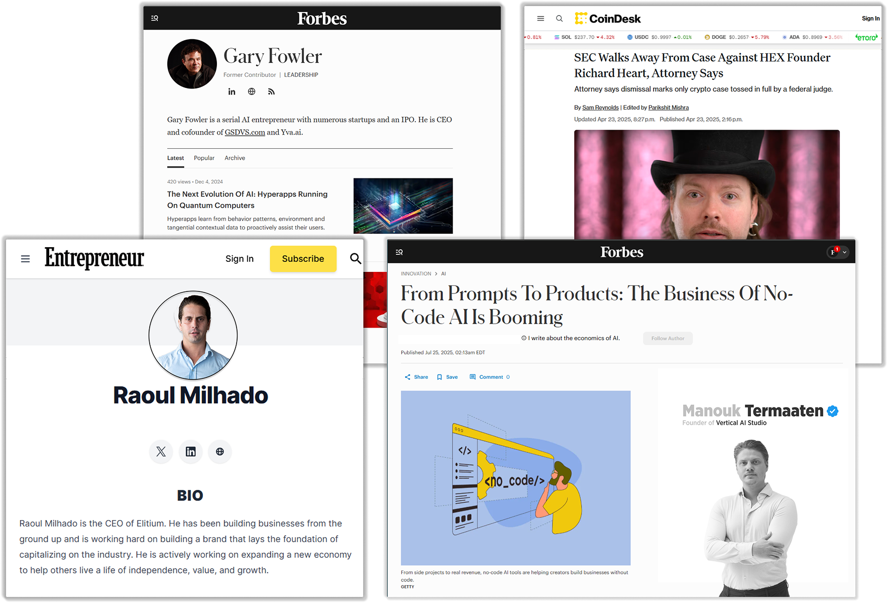 Featured media coverage for 1st Impression clients